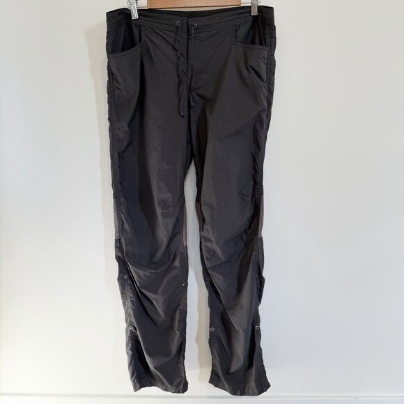 Exofficio Insect Shield Pants Womens 12 Gray Gorpcore Hiking Camping Performance - Picture 1 of 16